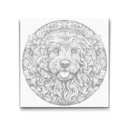 Puntinismo_Mandala_cane_Cockapoo_M2