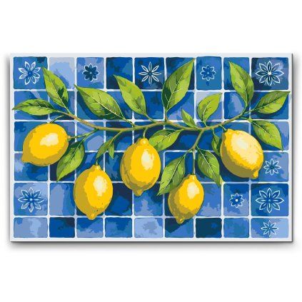Dipingere_con_i_numeri_Piastrelle_blu_e_limoni_M2