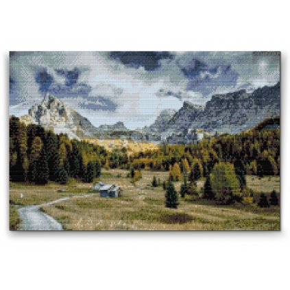 Pittura diamanti - Dolomiti 2