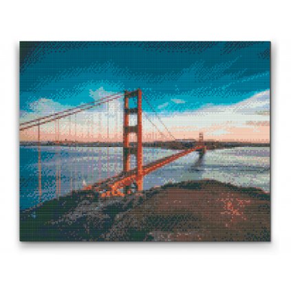 Pittura diamanti - Golden Gate