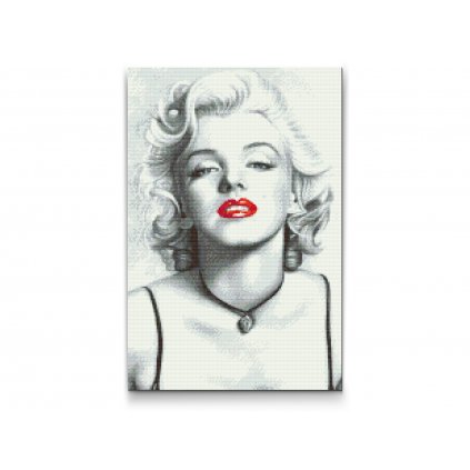 Pittura diamanti - Marilyn Monroe labbra rosse