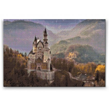 Pittura diamanti - Castello di Neuschwanstein