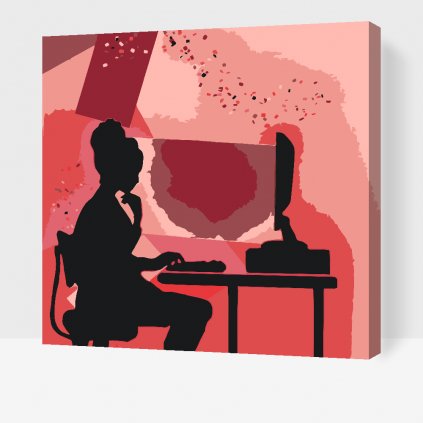 Dipingere con i numeri – Lavoro al computer