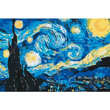 Dipingere con i numeri – Vincent Van Gogh - Notte stellata 