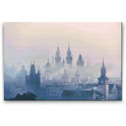 Pittura diamanti - Praga al mattino