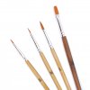 Set di pennelli da pittura - bamboo 4 pz