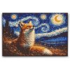 Pittura_diamante_Vincent_Van_Gogh_-_Notte_stellata_e_la_volpe_M2