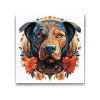Pittura_diamante_Mandala_cane_Rottweiler_M2