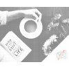 Puntinismo - Caffè e fiori