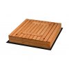 Drevené pieskovisko s lavičkami - impregnované 120x120 cm