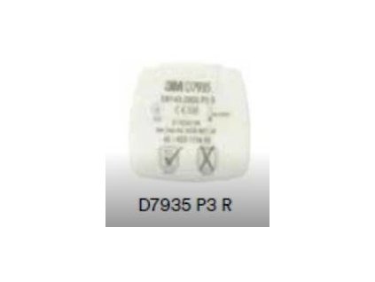 D7935 Filtr částicový P3 R pro polomasky 3M Secure Click řady HF-800
