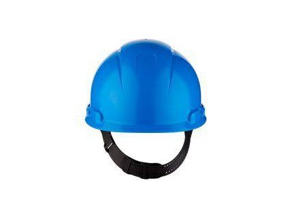 H-700N-BB Ochranná přilba s ventilací, modrá, plast. potní páska, s upínacím kolečkem