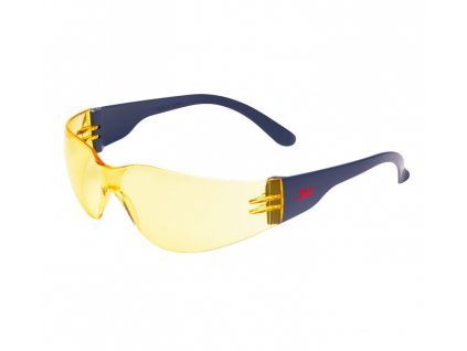 2722 - Ochranné brýle 3M Classic, žlutý polykarbonátový zorník, polykarbonátový rámek, modrá ramena