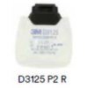 D3125  Filtr částicový P2 R pro polomasky 3M Secure Click řady HF-800, (cena za 1 ks, nutno koupit násobky 2 ks)
