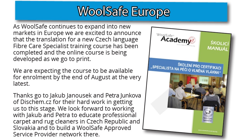 Stáváme se členy organizace WoolSafe