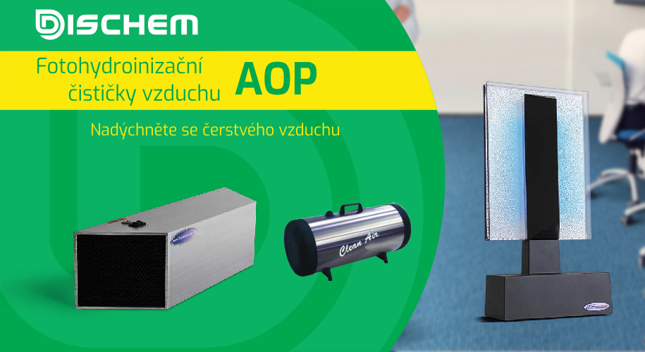 Fotohydroionizační AOP čističky vzduchu - představení