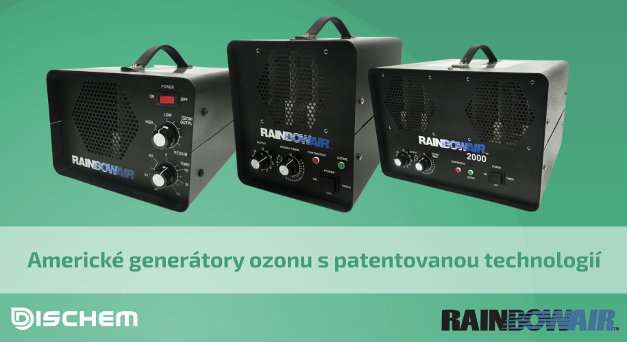 Generátory ozonu Rainbowair přináší více než 30 let zkušeností v oboru