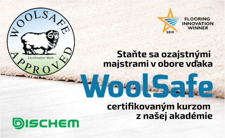 Kurzov na čištěnov kobercov a sedačiek s s certifikáciou WoolSafe