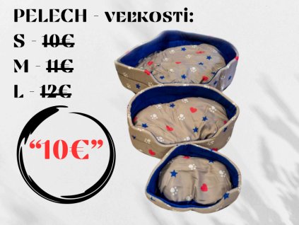 Pelech pre psa rôzne veľkosti