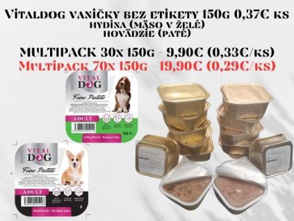 Vitaldog 150g - paté