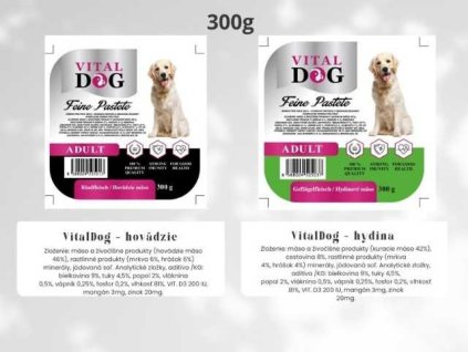 Vitaldog 300g - paté