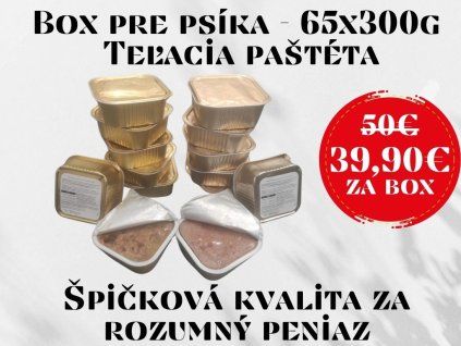 🐶 Teľacie paté pre psíkov – 300 g
