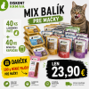 🐾 Mačací MIX BOX 80 ks + DARČEK len za 23,90 €! 🎁