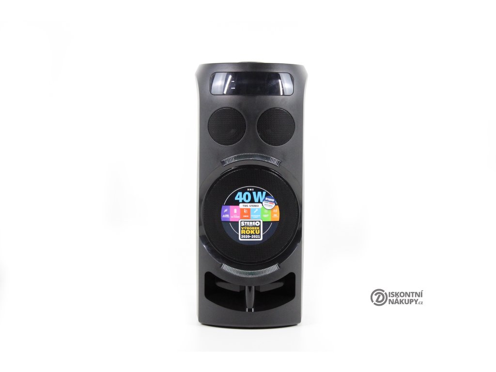 Party reproduktor GoGEN SMILEE BPS 636 černý  ..Odzkoušeno - Vráceno ..Oděrky na displeji ..Záruka 12 měsíců