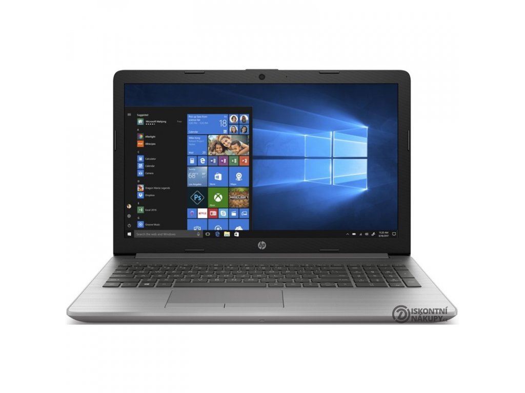 Notebook HP 250 G7 stříbrný (6BP25EA#BCM)  Prasklina na víku-nahr. obal-12hod
