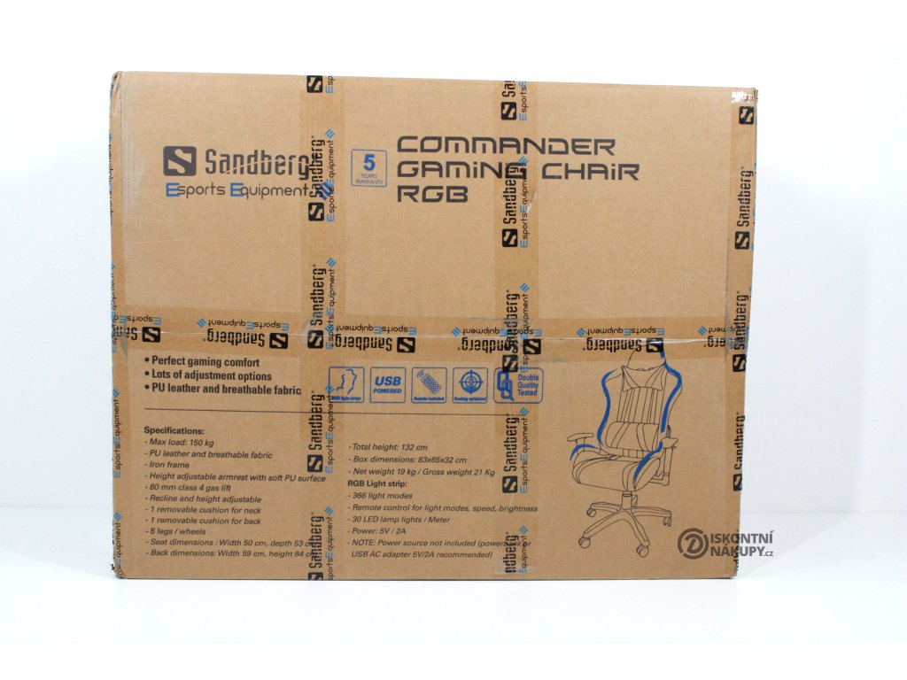 Hern idle Sandberg COMMANDER RGB ern Po kozen obal