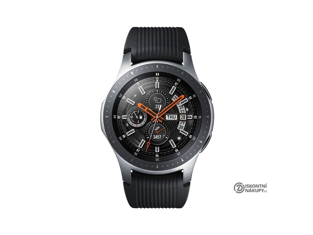 Chytré hodinky Samsung Galaxy Watch 46mm stříbrné  Vráceno-kosmetické oěrky