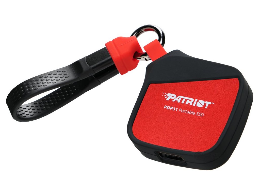 PATRIOT Portable SSD PDP31 2TB M.2 2230 format / USB 3.2 Gen2 / USB Type-C / externí / černo-červený PDP312TB23UCK