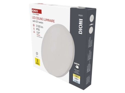 LED přisazené svítidlo DIONI kruhové, bílé, 32W, se změnou CCT