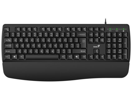 GENIUS KB-123/ Drátová s předložkou/ Copilot/ USB/ černá/ CZ+SK layout 31300021403