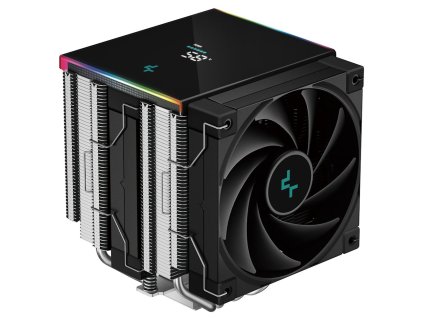 DEEPCOOL chladič AK620 Digital SE / 2x120mm fan / 6x heatpipes / pro Intel i AMD/ digitální display / černý R-AK620-BKADMN-GJD