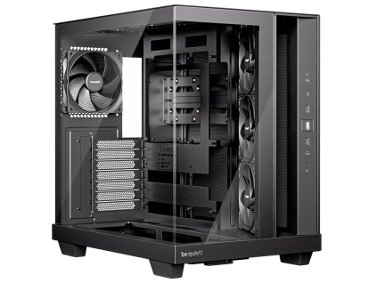 Be quiet! skříň LIGHT BASE 500 / MidT / 4x120mm PWM fans / 2 x USB 3.2 / USB-C / panoramatická / černá BGW83