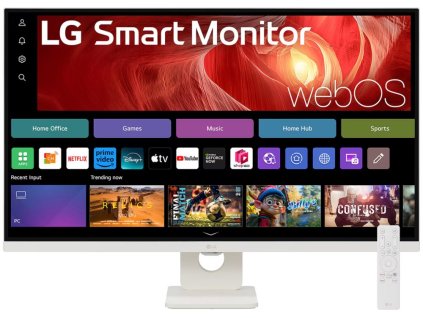 LG monitor 32U721SA-W 31.5"/ 3841x2161/ 5ms/ IPS/ 311cd/m2/ 61Hz/ HDMI/ USB-C/ 1111:1/ DCI-P3 95%/ webOS 24 32U721SA-W.AEU