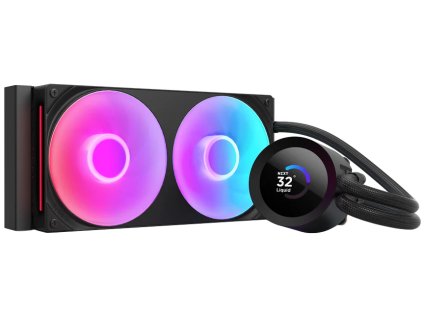 NZXT vodní chladič Kraken 240 / 2x120mm fan / 4-pin PWM / LCD disp. / 6 let RL-KR240-B2