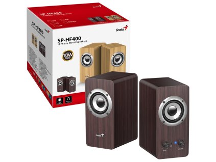 GENIUS repro SP-HF400 Dark Brown/ 2.0/ 10W/ dřevěné/ barva tmavé dřevo 31730058404