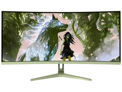 AROZZI NOVA herní monitor 34" 34T2K165 Forest Green/ LED/ 3440x1440/ 165Hz/ VA/ 4000:1/ 1ms/ 2xHDMI/ 2xDP/ mech. zelený AZ-NO-34T2K165-FST