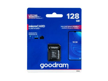 Screenshot 2025 09 04 at 09 28 19 Goodram M1AA microSD paměťová karta 128GB 100MB s UHS I class 10 s adaptérem