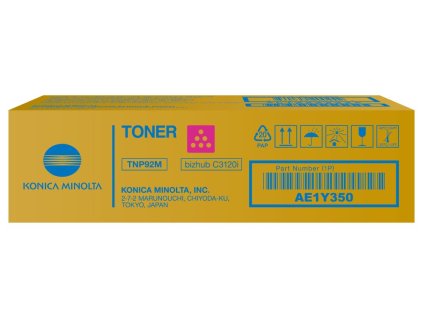 Konica Minolta TNP92M,Toner purpurový pro bizhub C3120i, 4000 stran AE1Y350