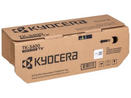 Kyocera toner TK-3400 (černý, 12500 stran) pro ECOSYS PA4500x/MA4500x/fx TK-3400