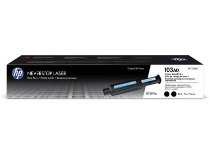 HP toner W1103AD dvojbalení (černý, 2x2500 stran) pro HP Neverstop Laser 1000w, HP Neverstop Laser MFP 1200w W1103AD