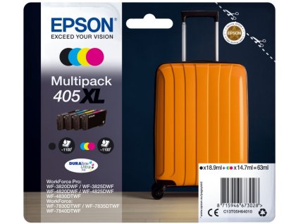 Epson inkoustová náplň/ C13T05H64010/ multipack/ 405XL/ 4 barvy C13T05H64010