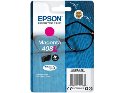 EPSON inkoustová náplň Singlepack 408L DURABrite Ultra Ink/ C4810DTWF/ Magenta C13T09K34010