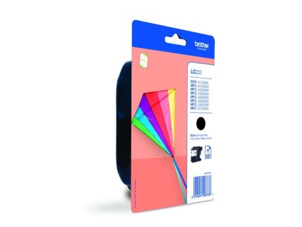 BROTHER inkoustová náplň LC-223BK/ Černá/ 550 stran LC223BK