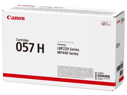 Canon originální toner CRG-057H BK (černý, 10 000str) pro Canon LBP228, LBP226, LBP223, MF449, MF446, MF445, MF443 3010C002