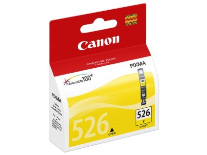 Canon inkoustová náplň CLI-526Y/ Žlutá 4543B001