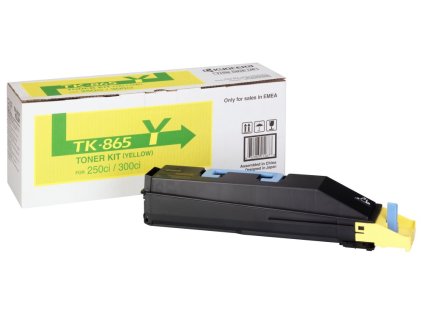 Kyocera toner TK-865Y/ TASKalfa 250ci/ 12 000 stran/ Žlutý TK-865Y